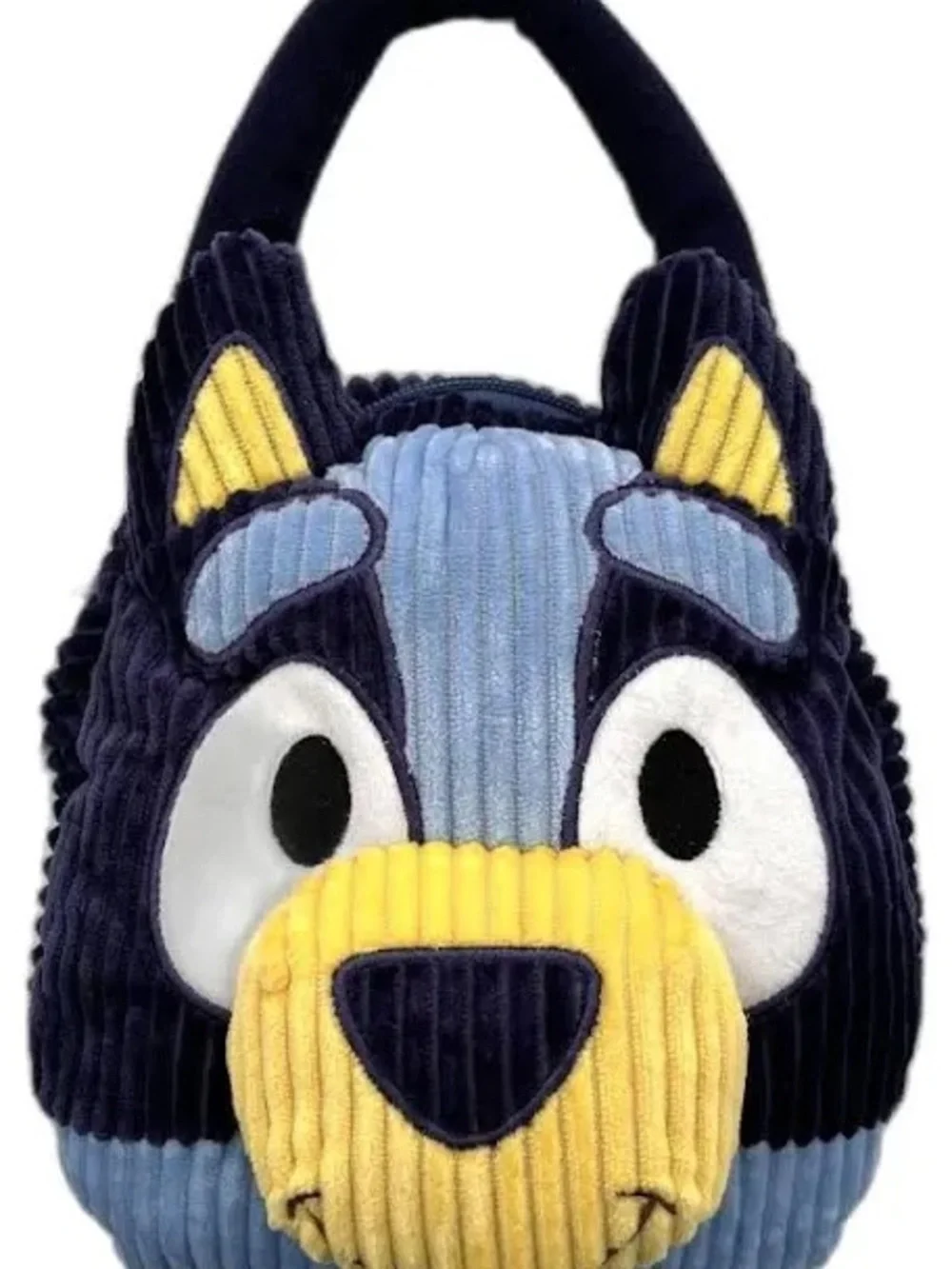 New Bluey Corduroy Handbag Purse Adorable Zips